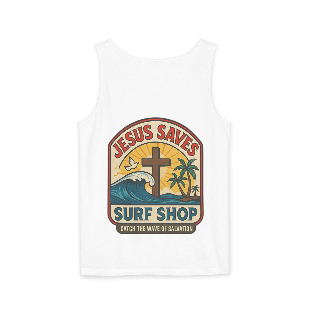 JESUS SAVES-TANK